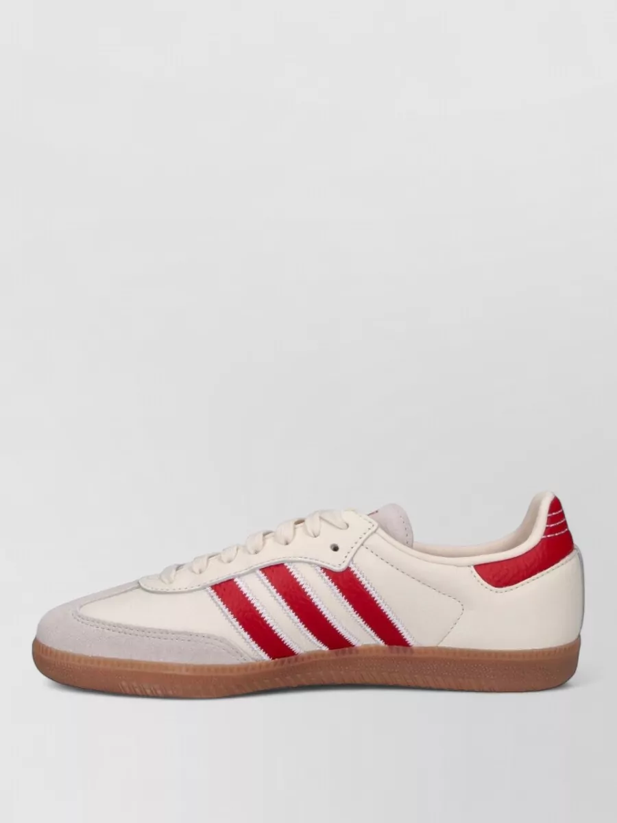 Adidas Leather Low-Top Lace-Up Shoes