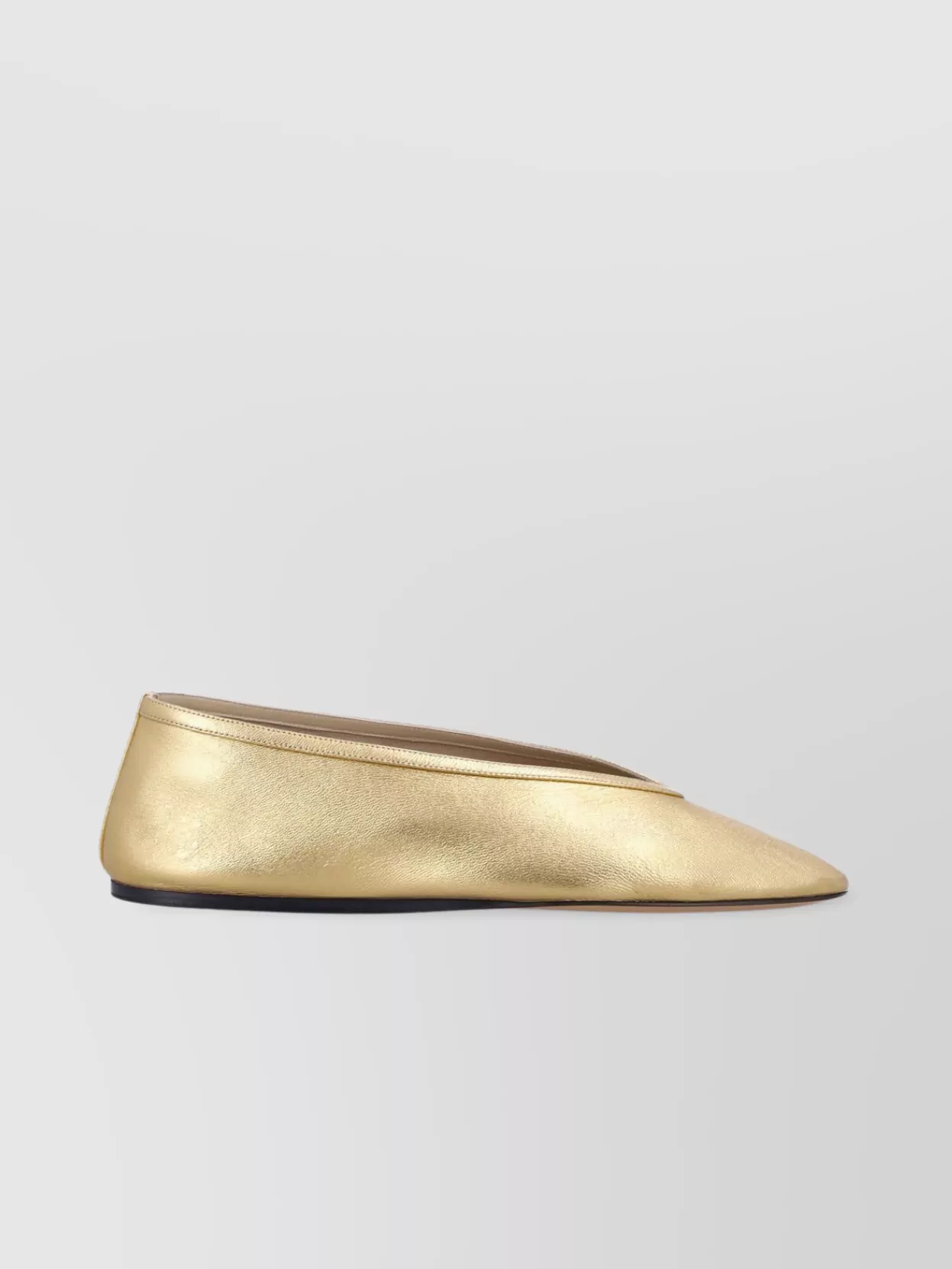 LE MONDE BERYL GOLDEN MOON METALLIC FLAT TOE 