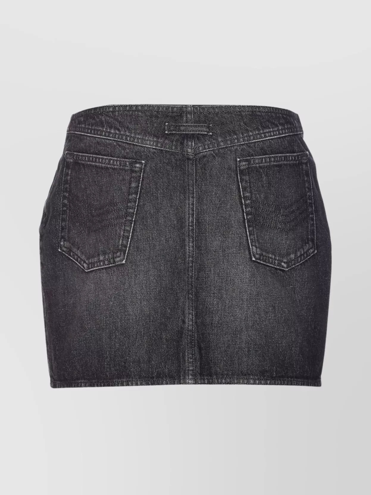 Jean Paul Gaultier Mini Skirt With Pockets And Belt Loops In Black