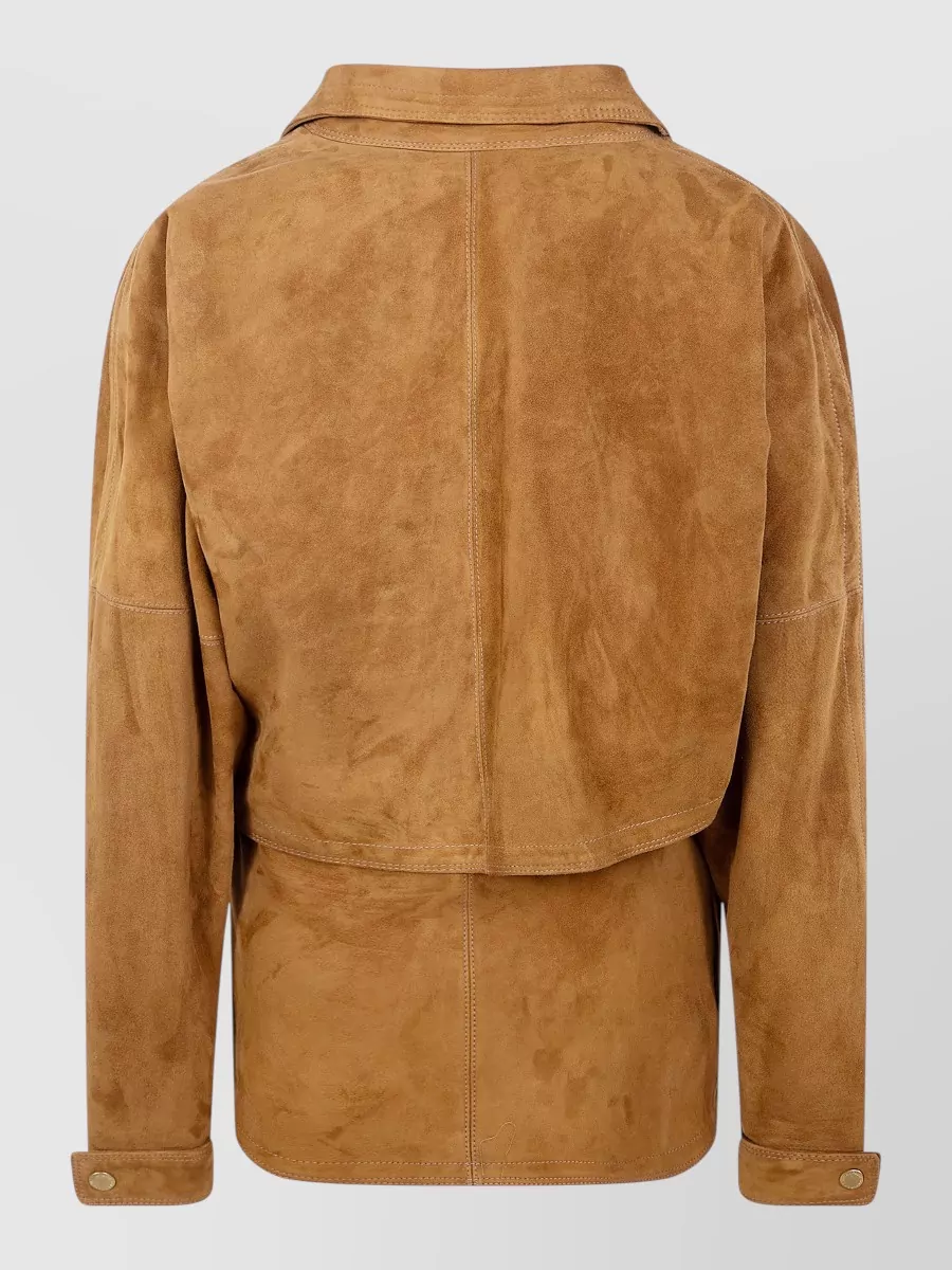 Darkpark Suede Fitted Jacket