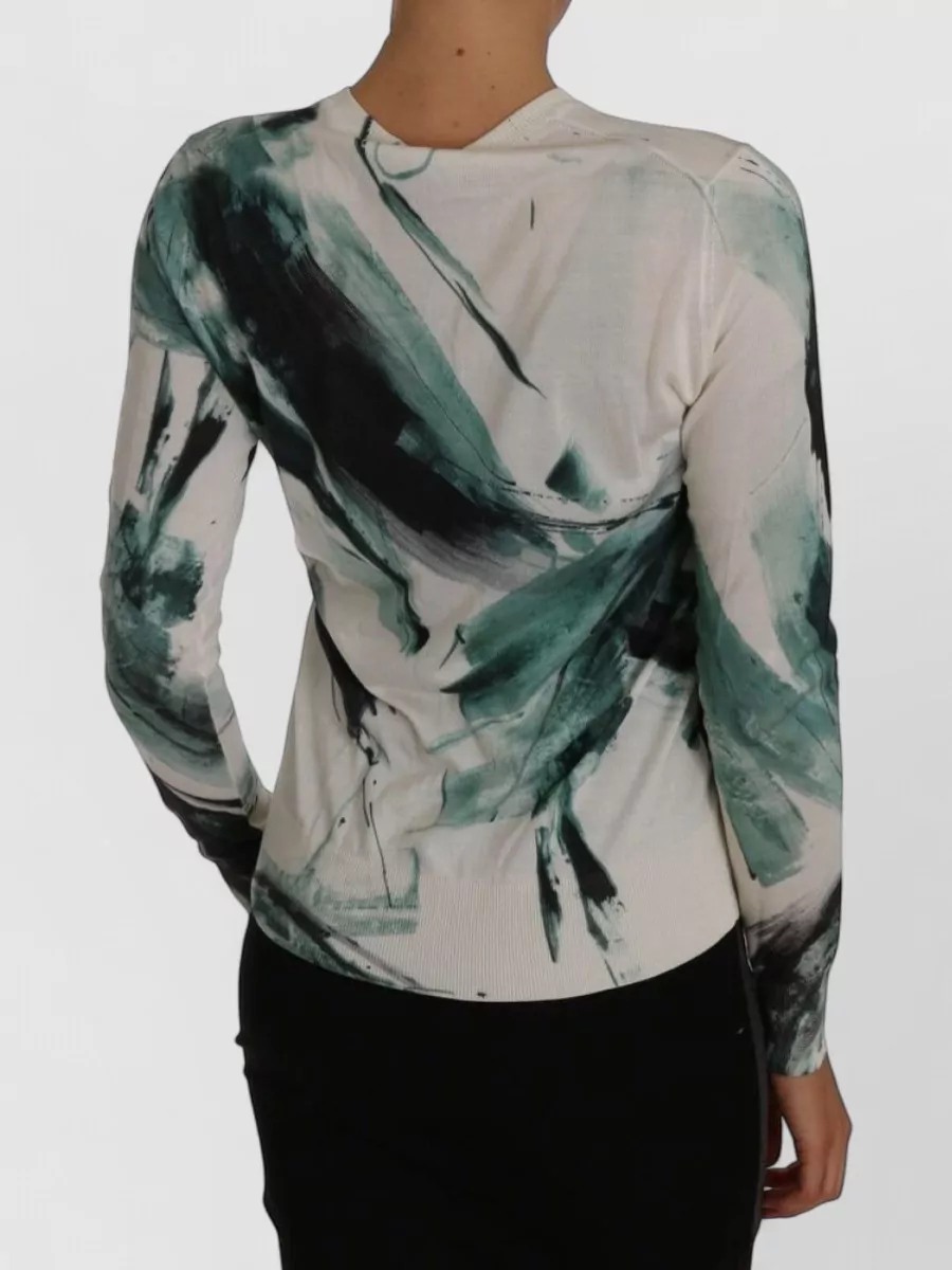 Dolce&Gabbana Silk Lightweight Printed Cardigan