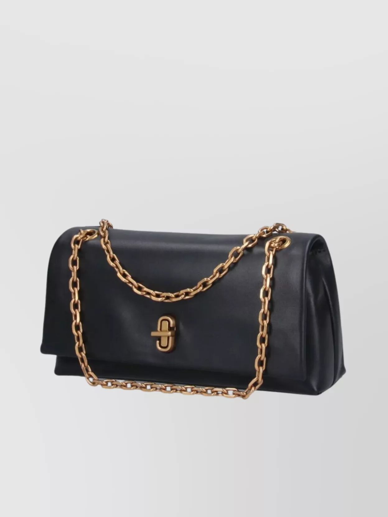 Marc Jacobs Smooth Finish Gold Chain Strap Handbag