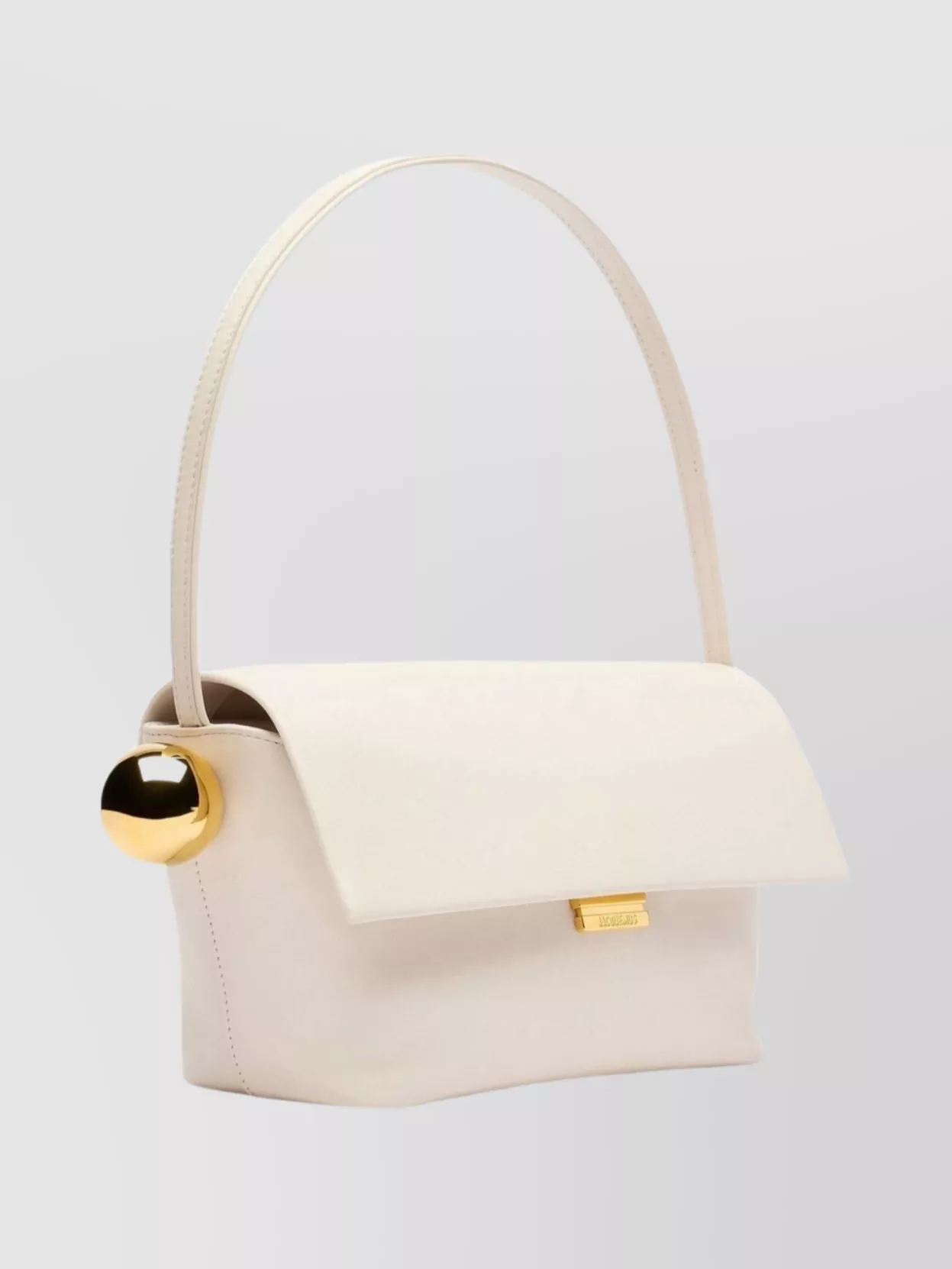Jacquemus Structured Shoulder Bag Gold Hardware