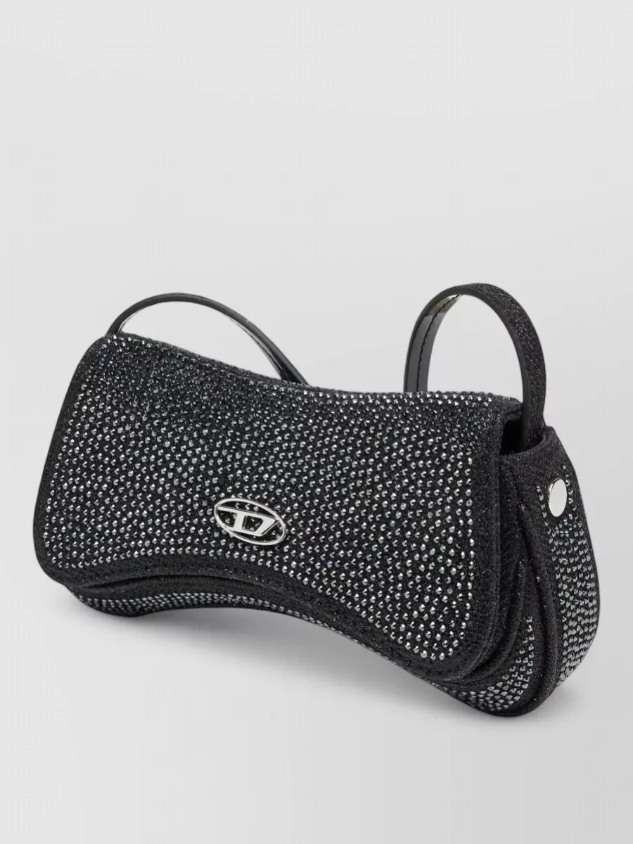 Diesel Play Xs Crystal-Embellished Clutch Bag