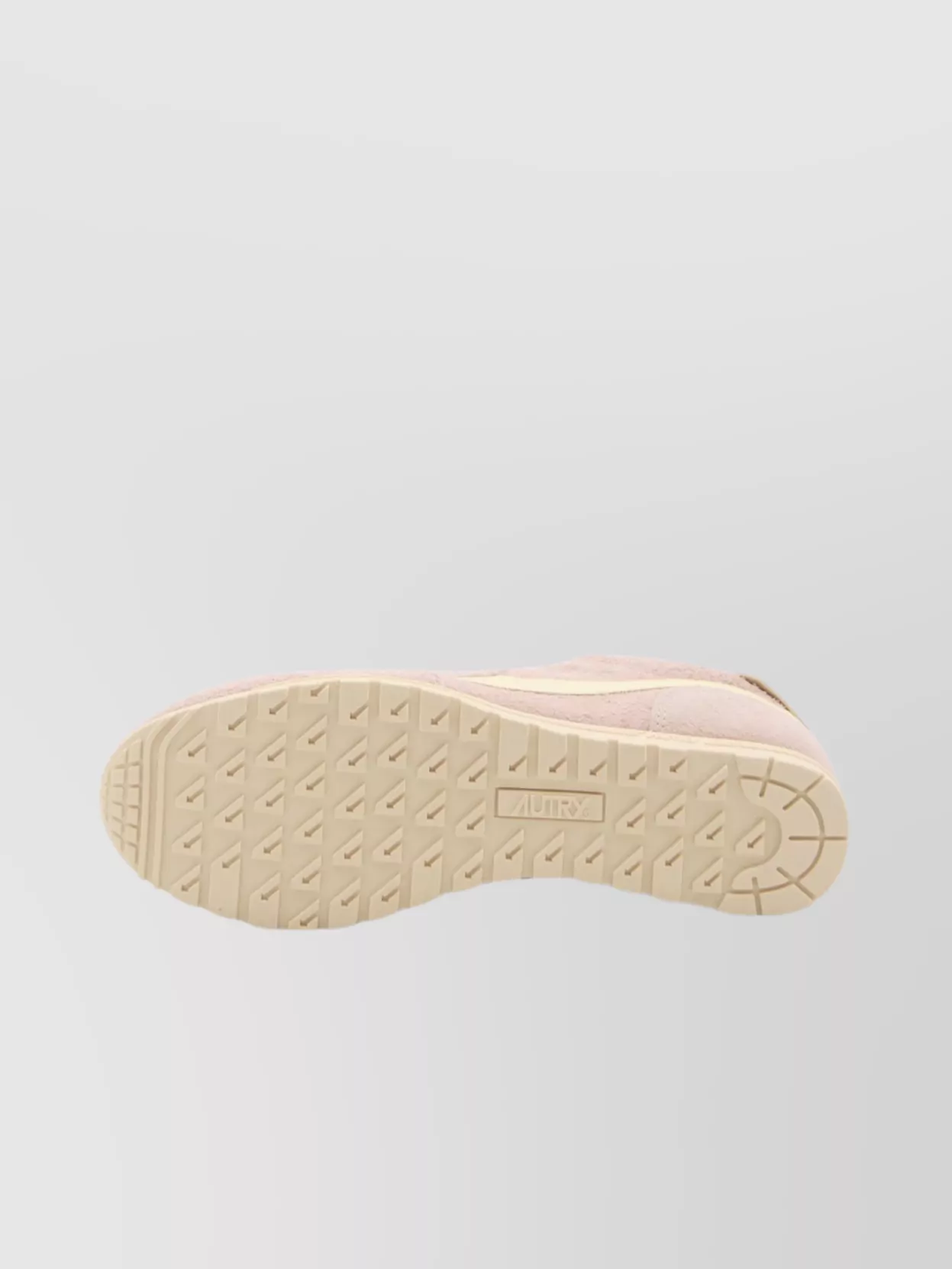 Autry Suede Sneakers With Round Toe And Imperfections