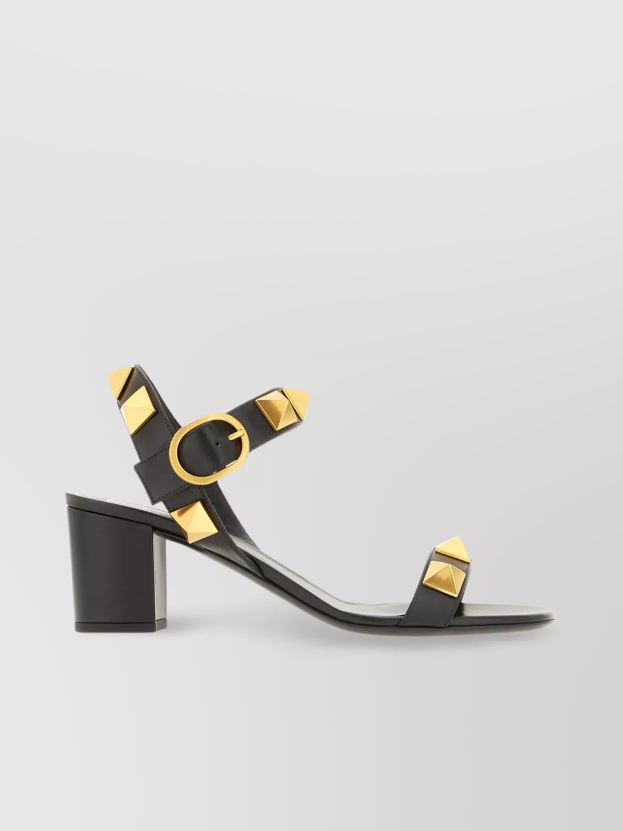 Valentino Roman Stud 60mm Block-heel Sandals