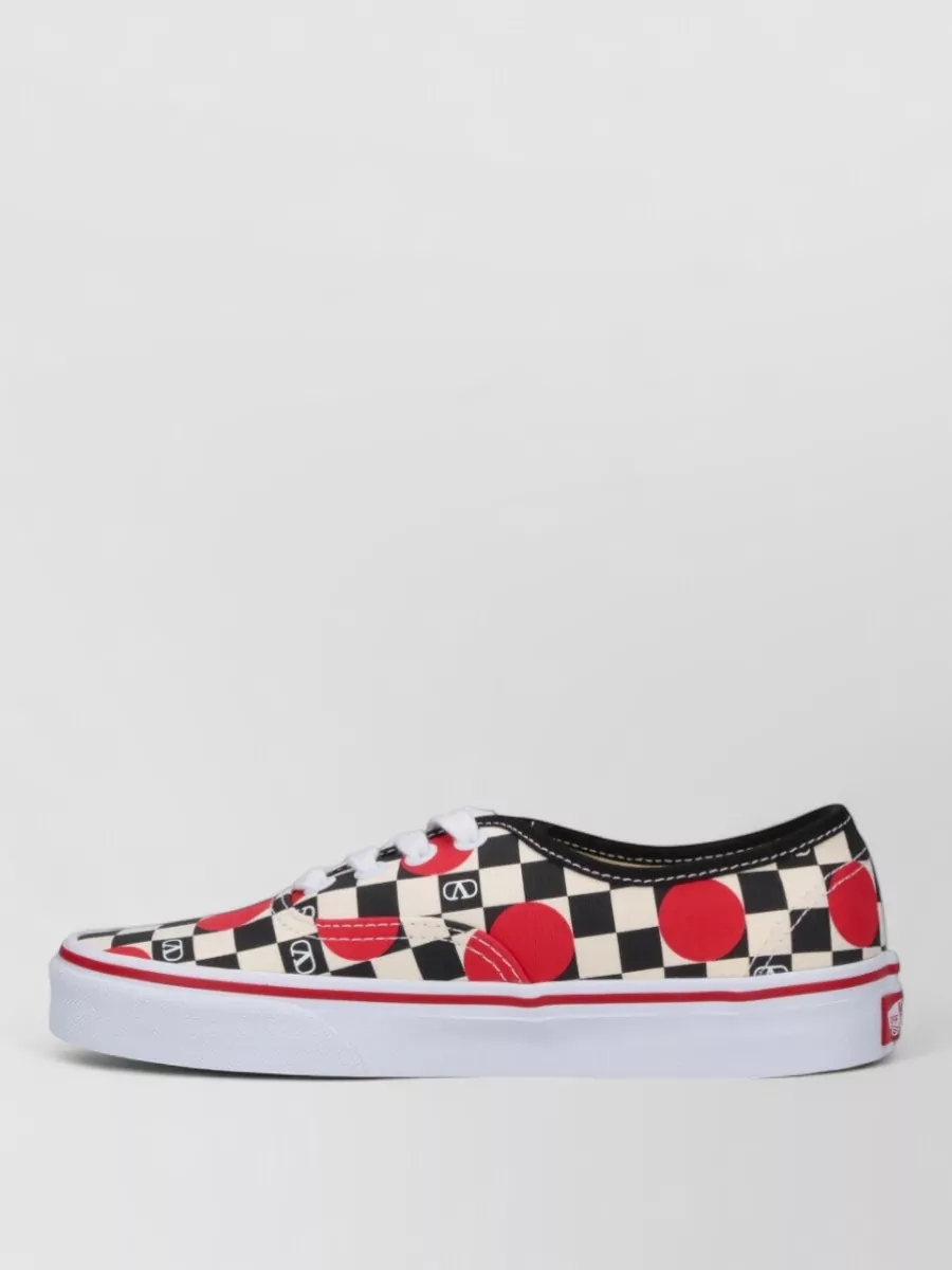 Valentino Garavani Canvas Low Top Sneakers Rubber Sole