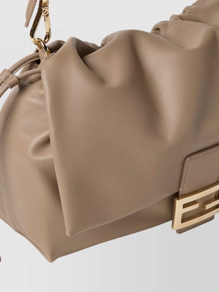 Fendi Baguette Large Leather Shoulder Bag