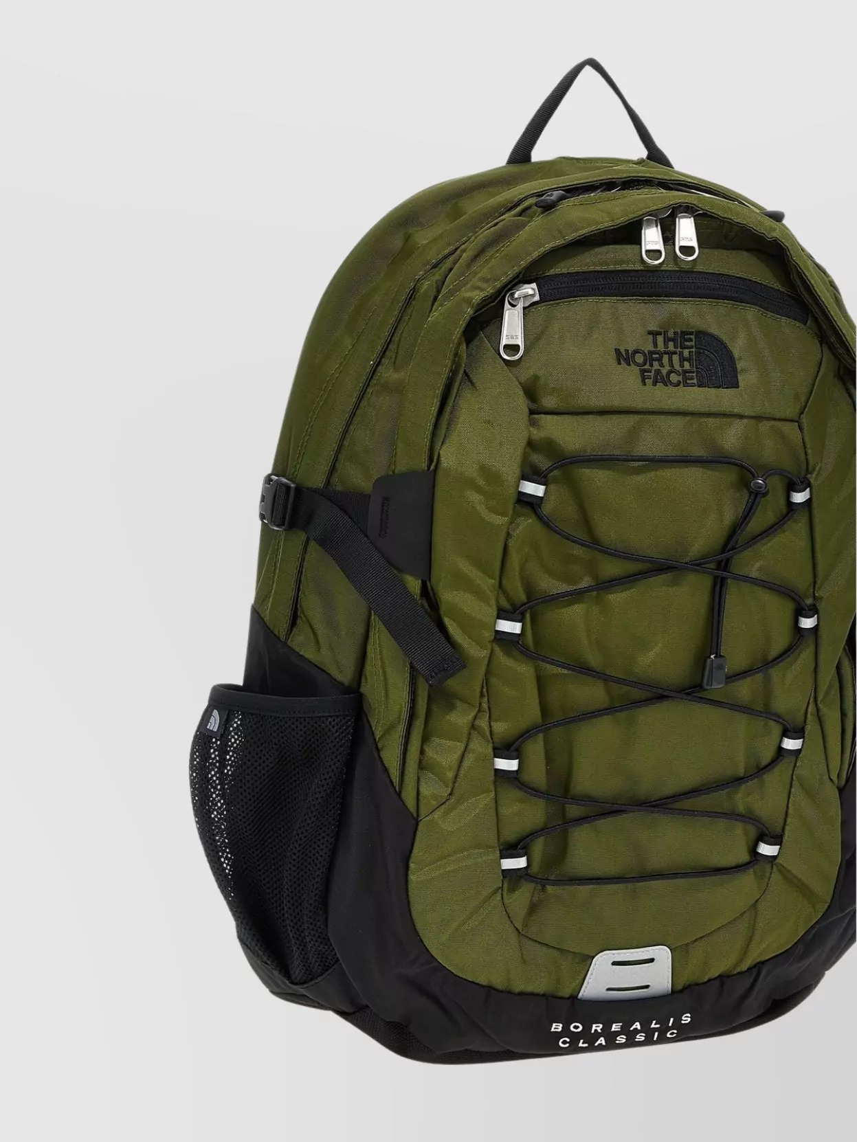 The North Face Backpack With Adjustable Straps And Front Bungee System