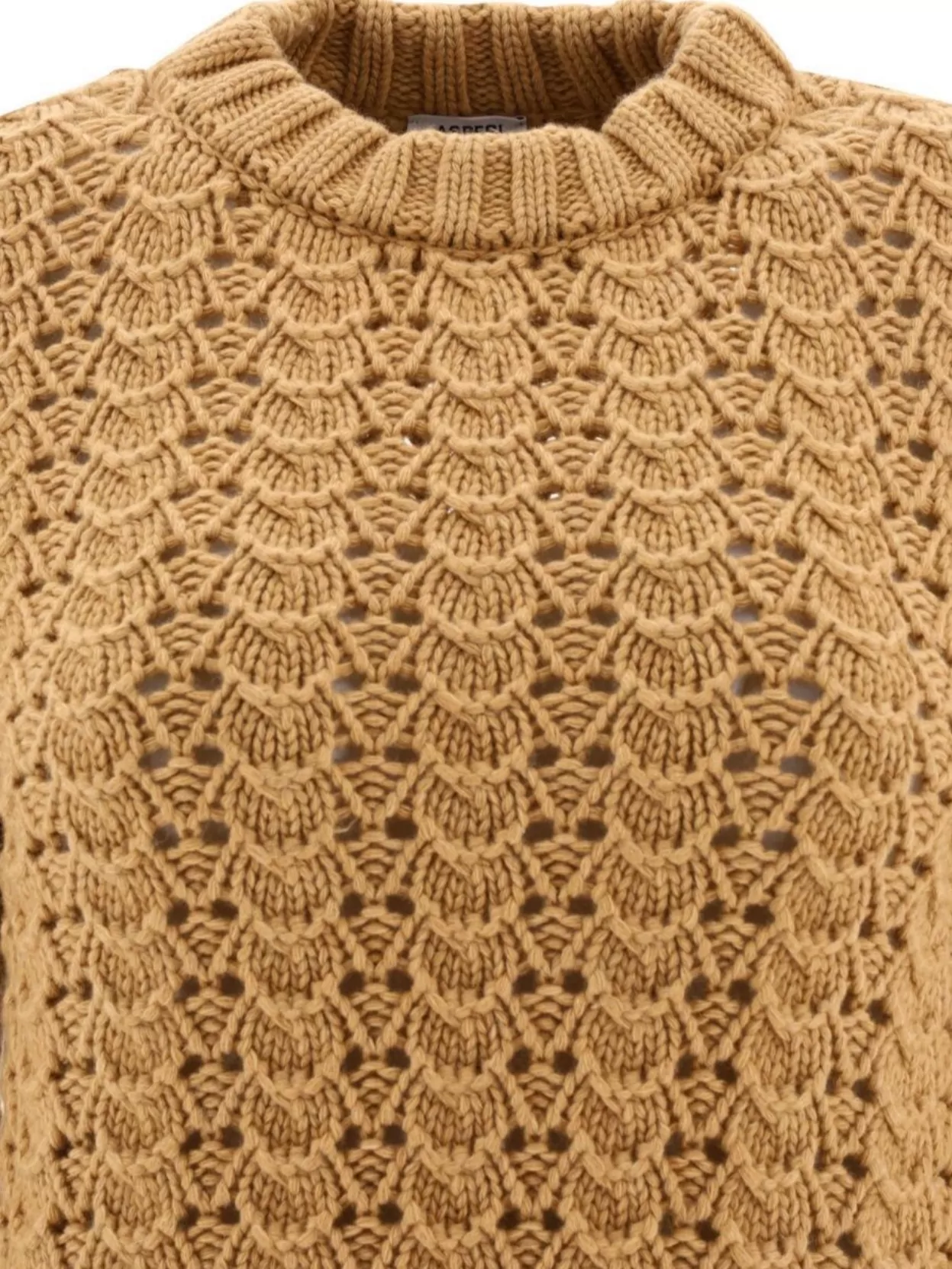 Aspesi Cable Knit Crew Neck Sweater