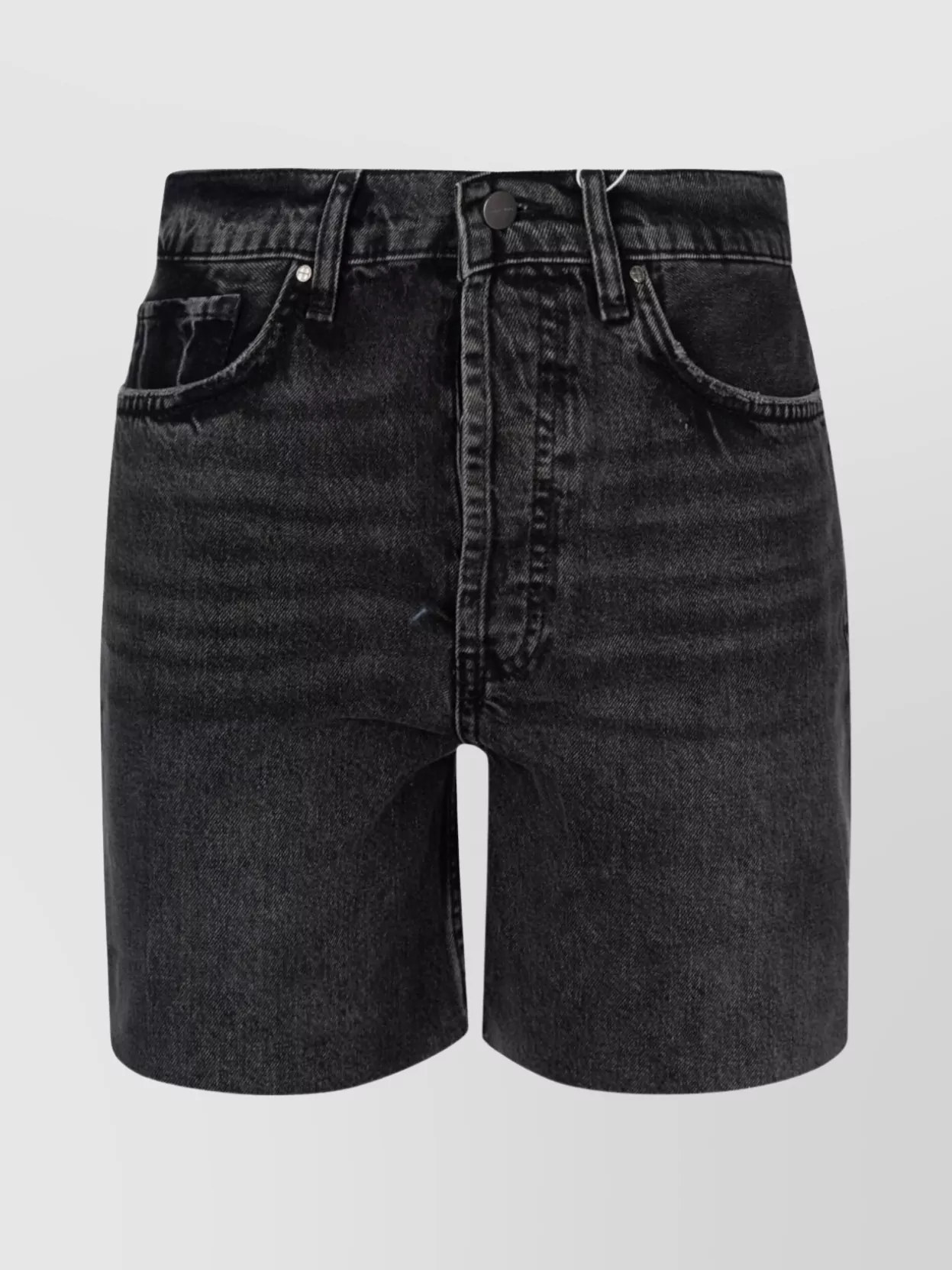 Anine Bing Casual Shorts With Pockets And Loops In Black