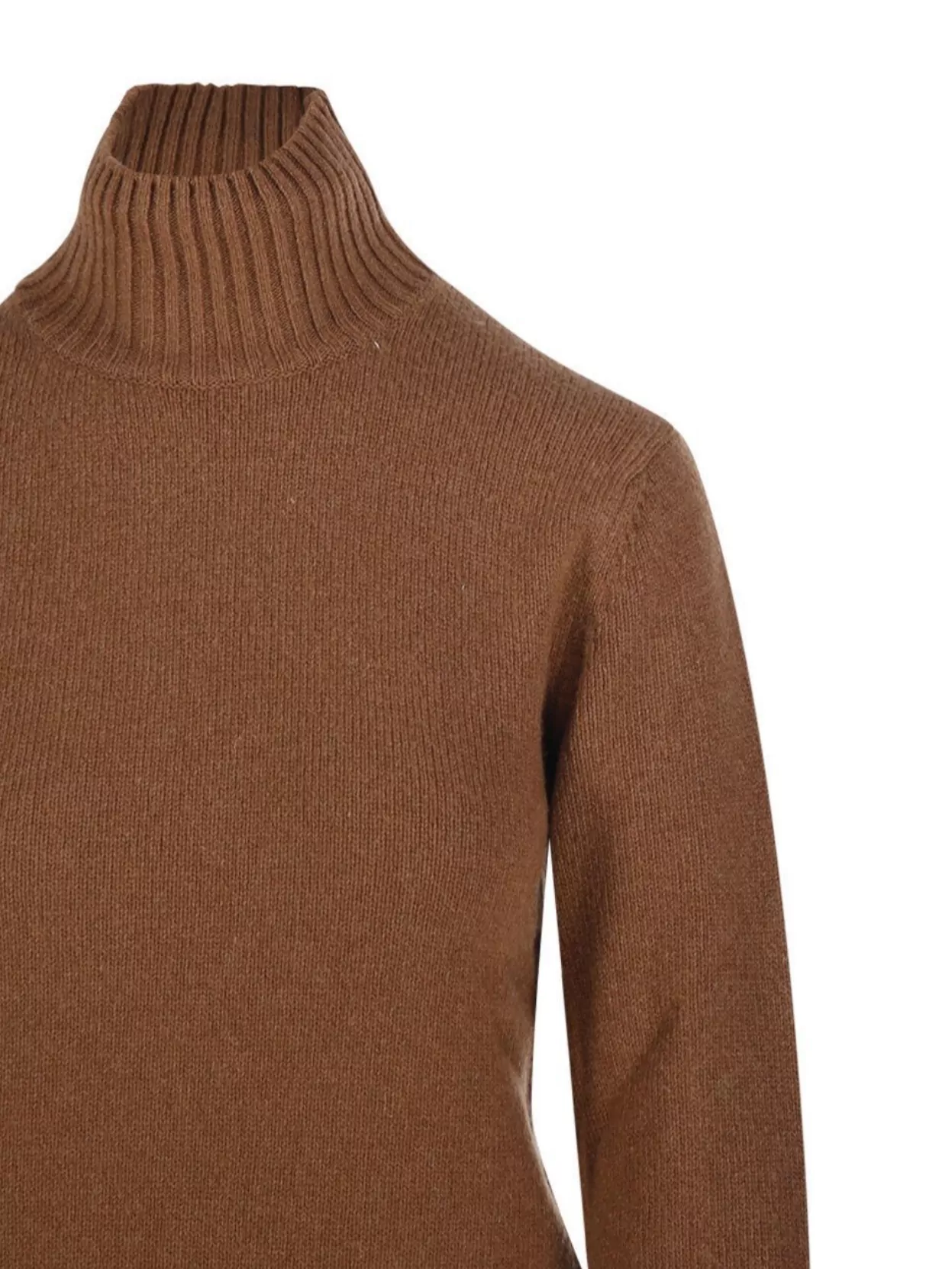Ami Alexandre Mattiussi Ami Paris Women Ami De Coeur Turtleneck Sweater In Brown