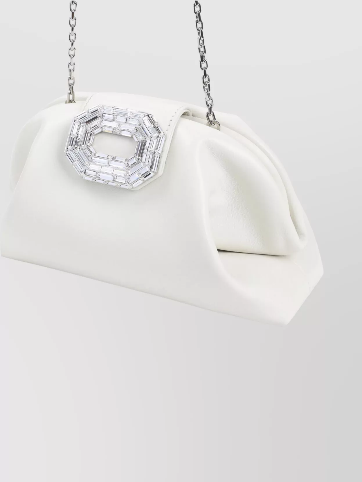 Amina Muaddi Camelia Shoulder Bag Chain Strap