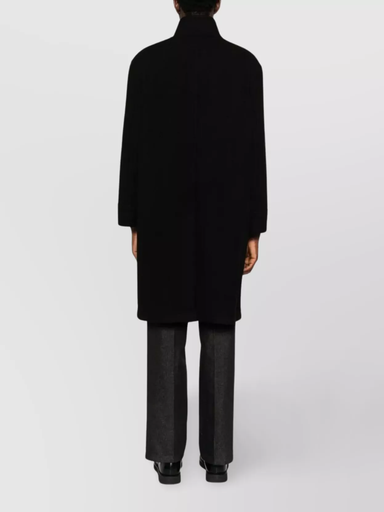 Tagliatore Men's Coat With High Collar And Pockets