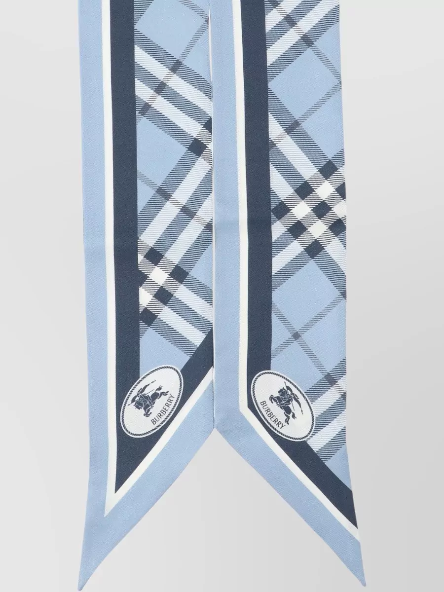 Burberry Silk Checked Scarf