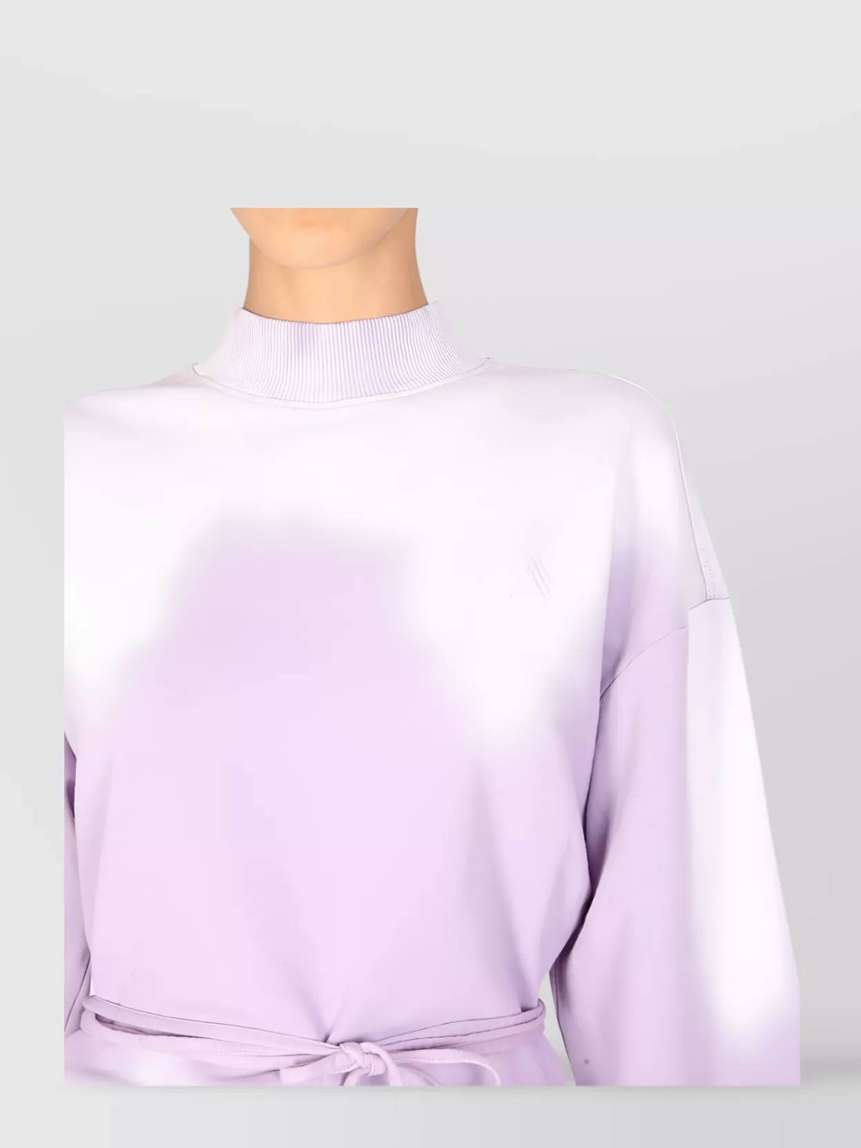 Shop Attico Knotted Ribbons Tie-dye Sweatshirt