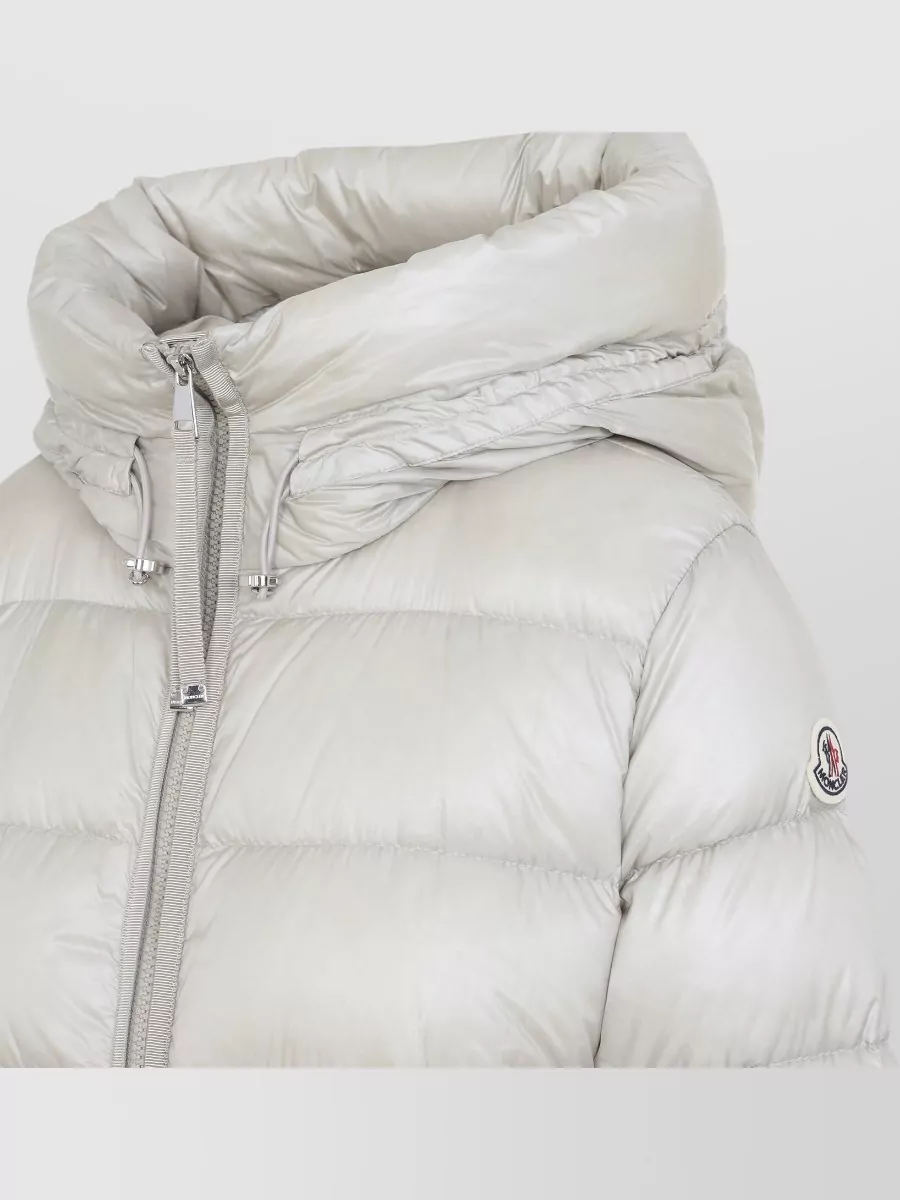 Moncler Down Hooded Midi Puffer Jacket
