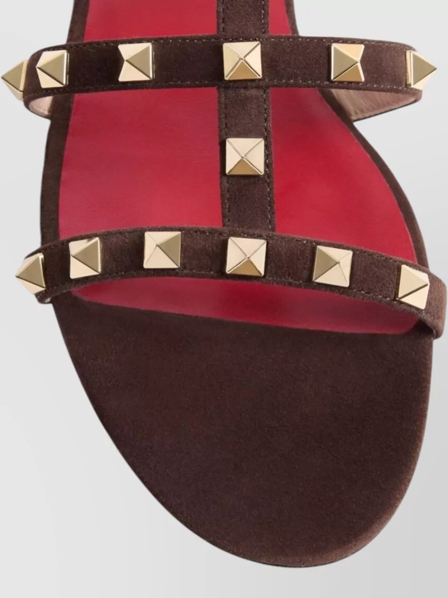 Valentino Garavani Leather Rockstud Sandals