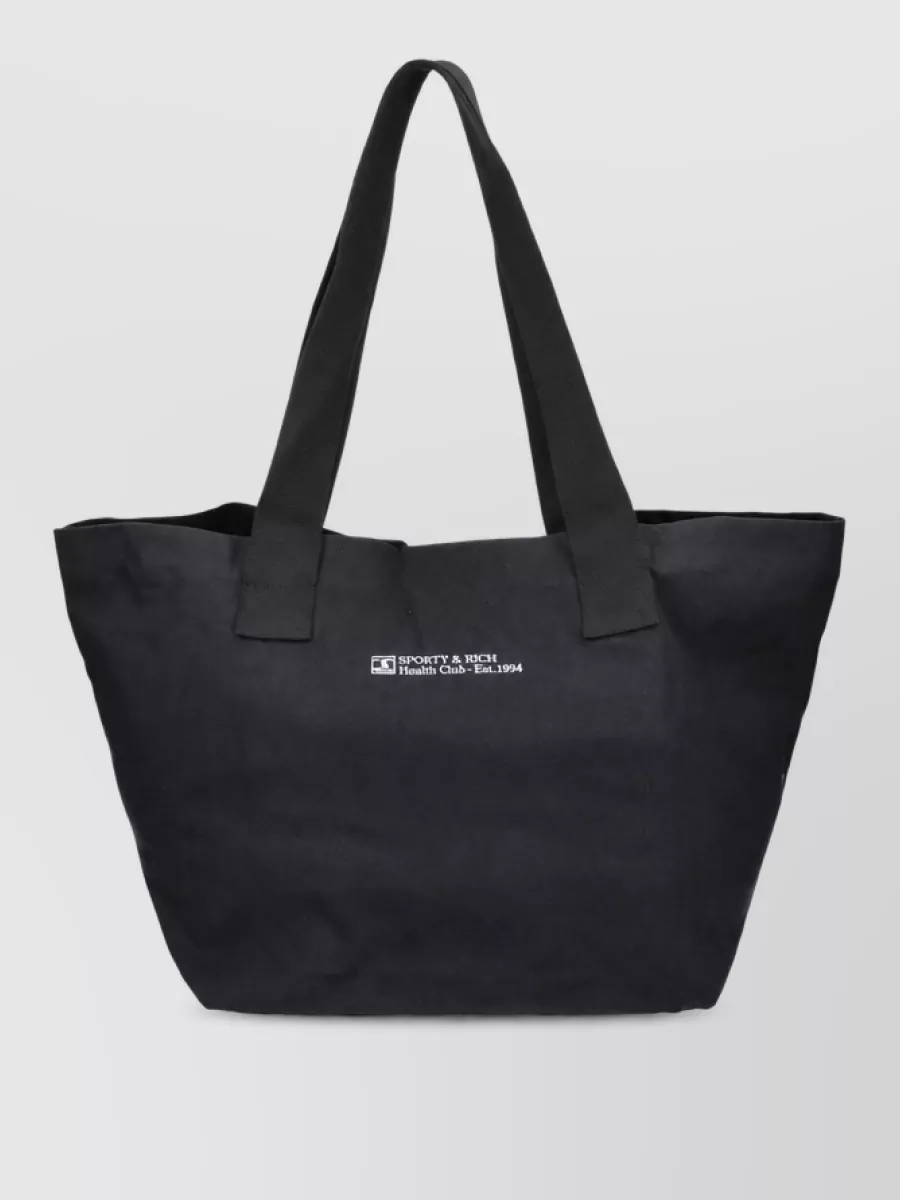 Sporty & Rich Cotton Beach Bag