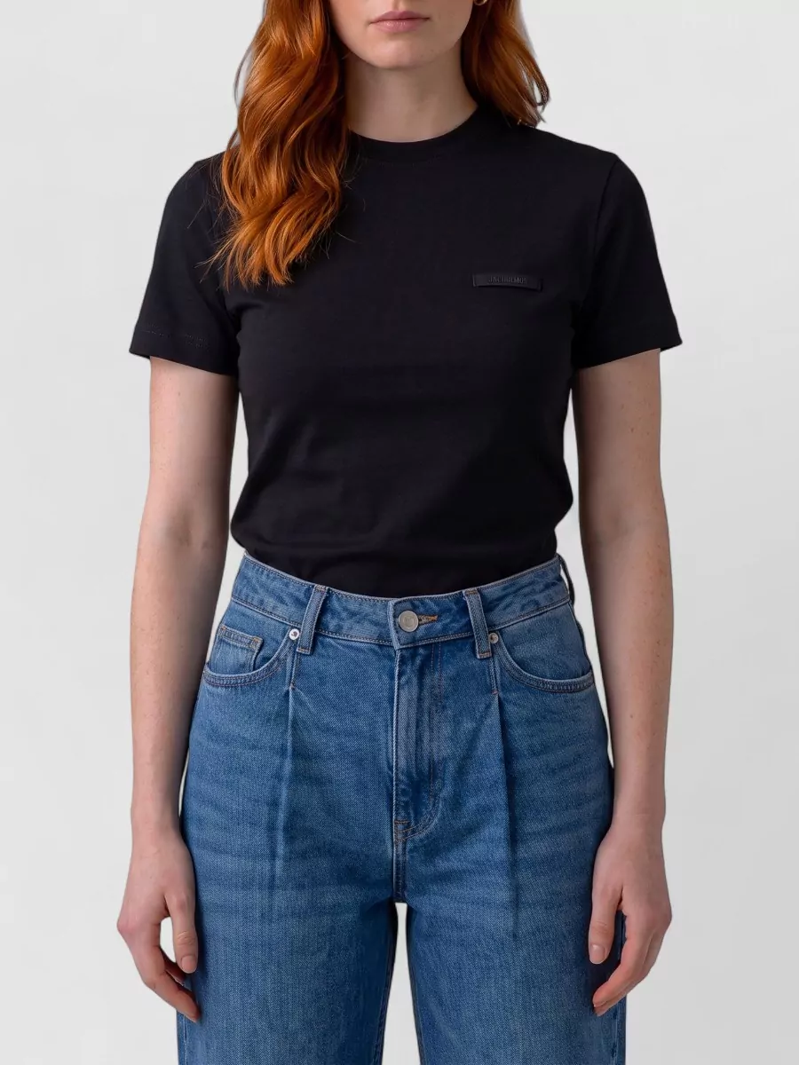 Jacquemus cotton slim-fit crew-neck short-sleeve t-shirt