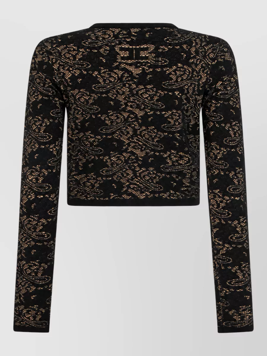 Elisabetta Franchi Short Fitted Cardigan