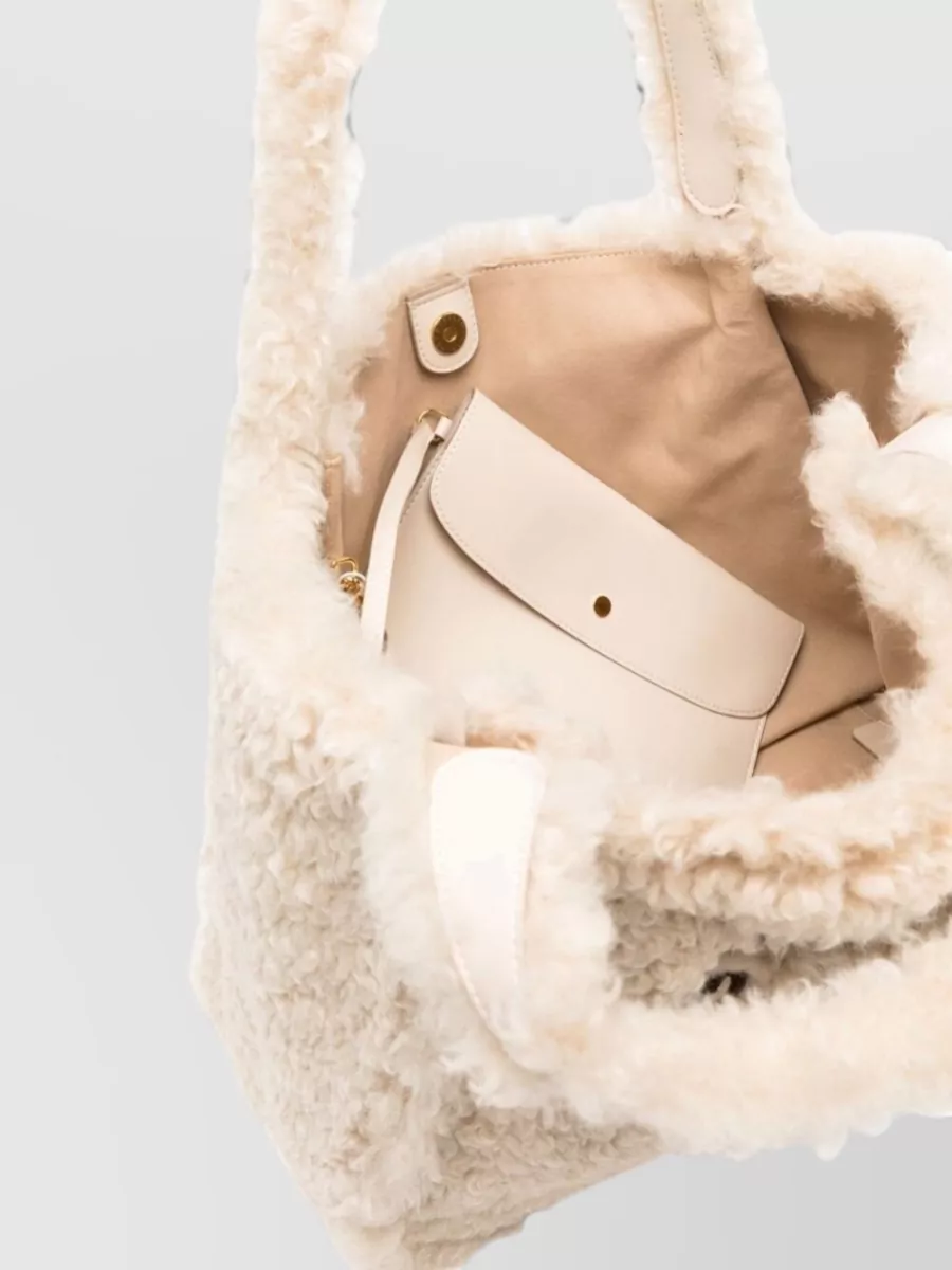 Stella Mccartney Eco Alter Shearling Tote Bag
