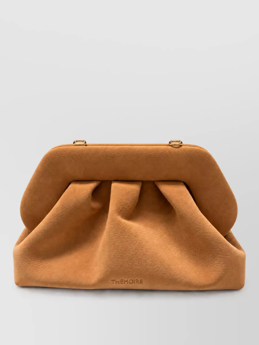 Themoiré bios medium leather shoulder bag