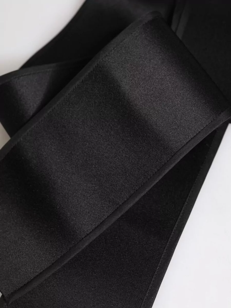 Dolce&Gabbana Silk Satin Wide Waist Belt