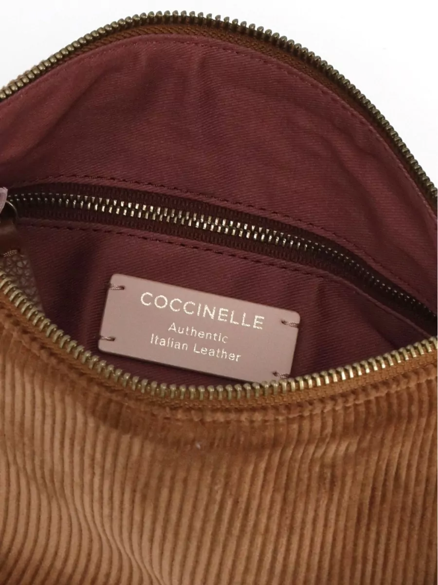 Coccinelle Corduroy Shoulder Bag