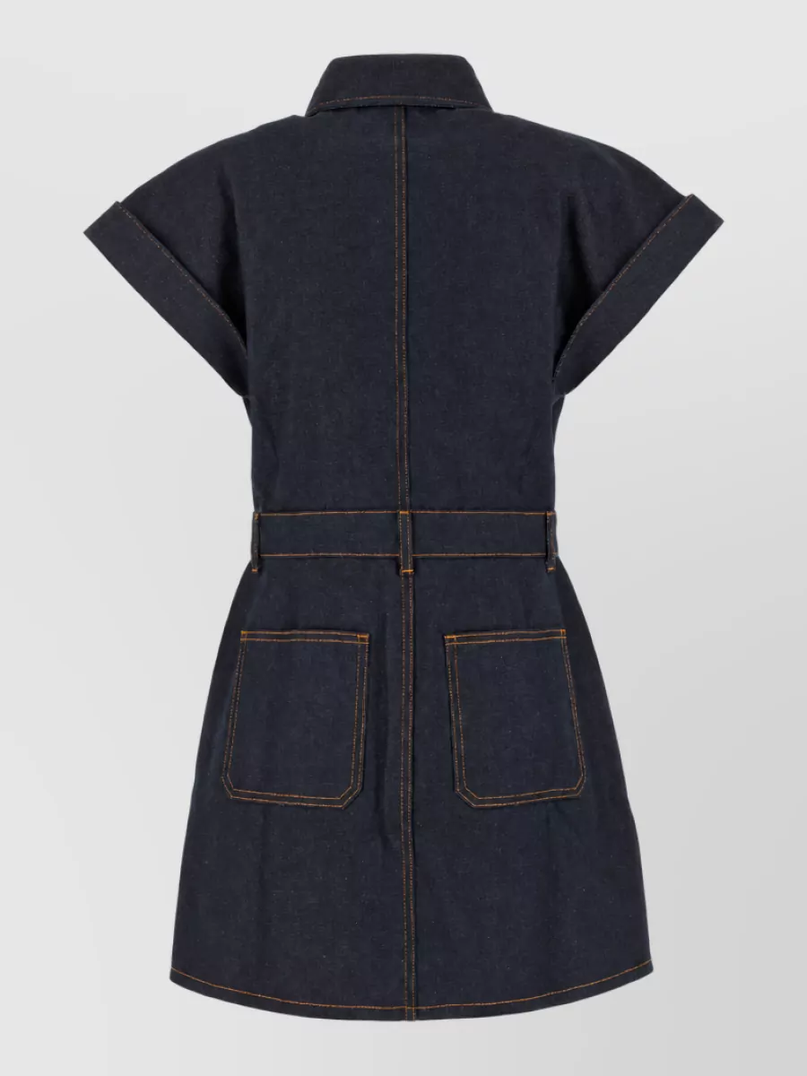Givenchy Denim Mini Shirt Dress