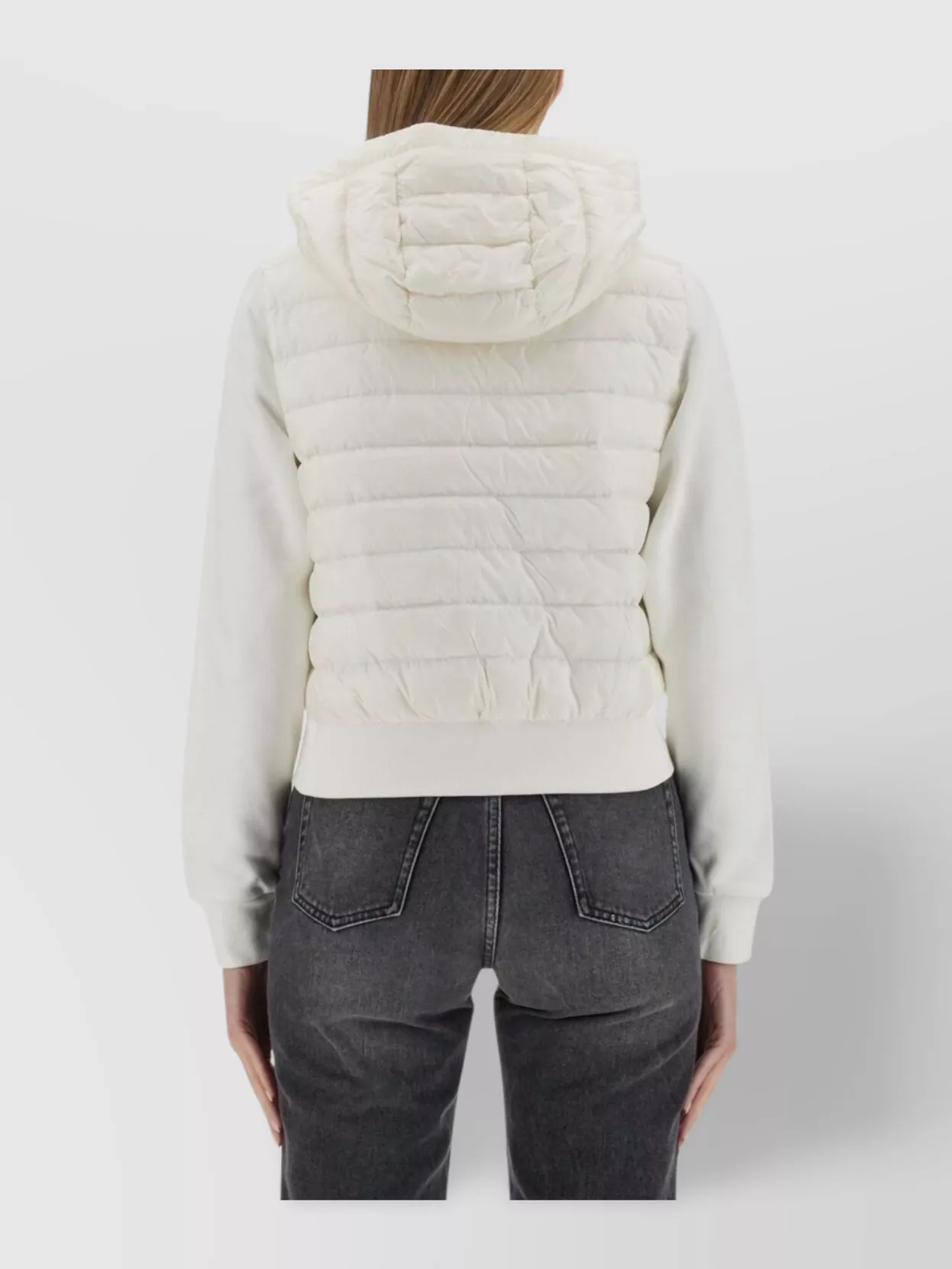 Duvetica Quilted Hooded Jacket With Side Zip Pockets