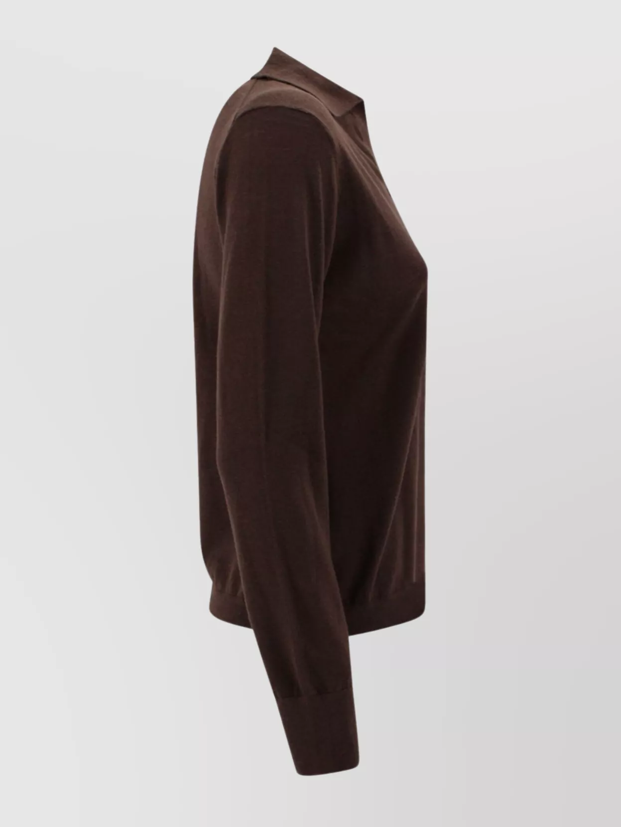 Weekend Max Mara V-Neck Polo Shirt Long Sleeves