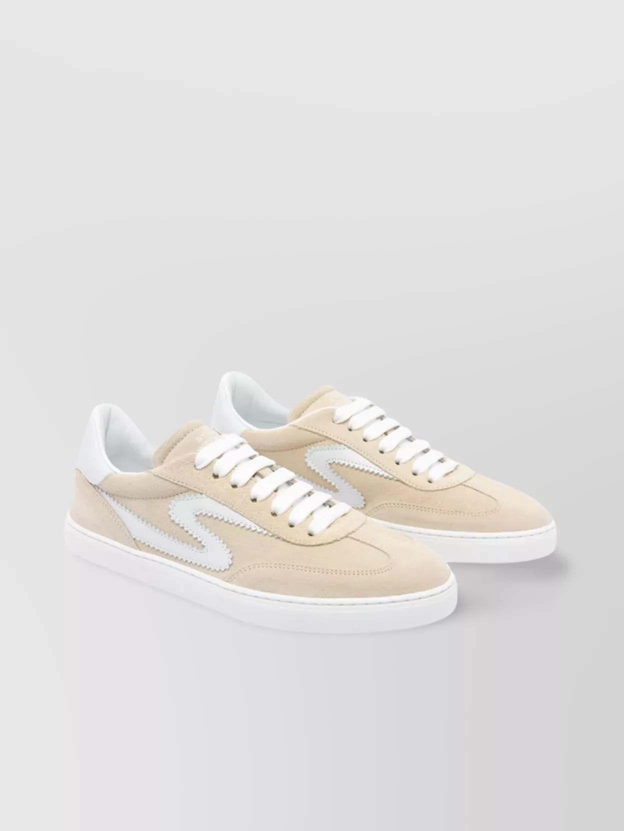 STUART WEITZMAN LOW TOP SUEDE RUNAROUND SNEAKERS