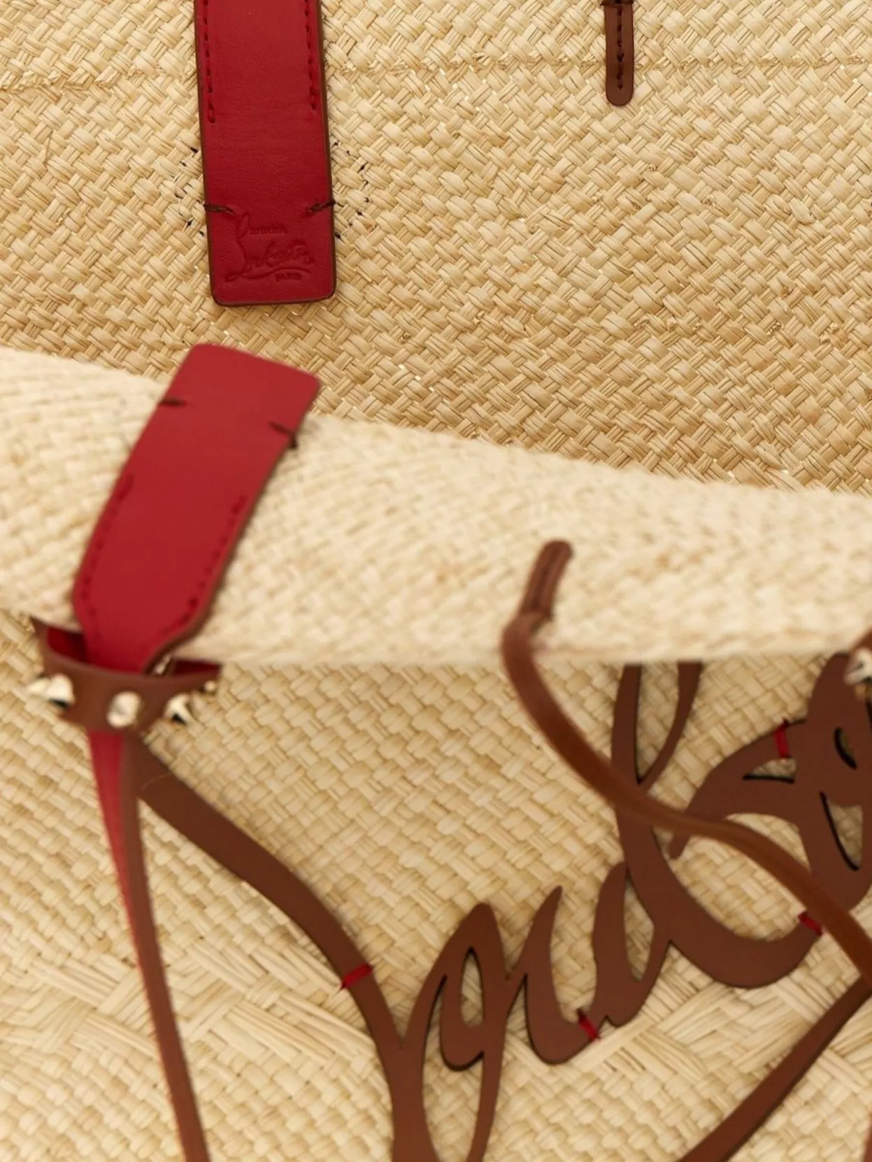 Shop Christian Louboutin Large Shoulder Bag With Dual Handles