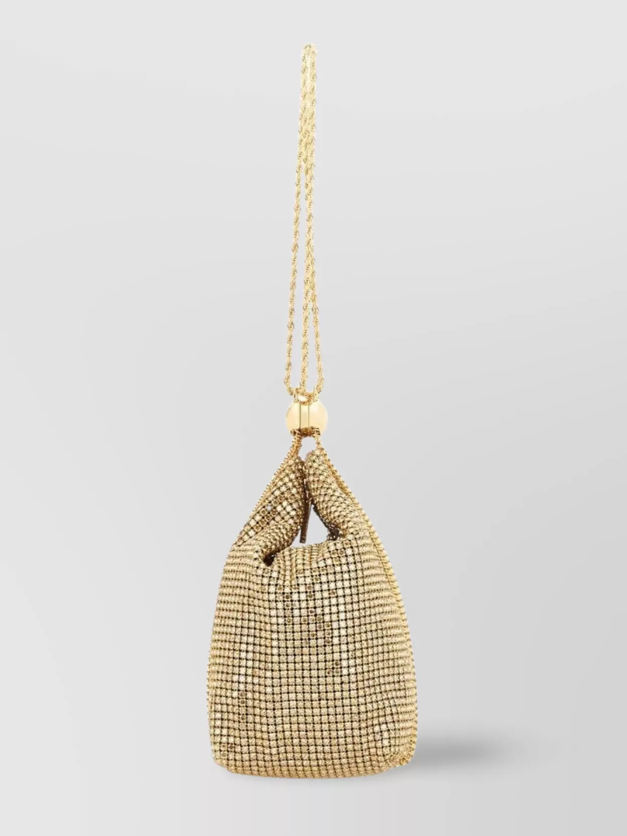 Cult Gaia Mesh Chain Wristlet Bag