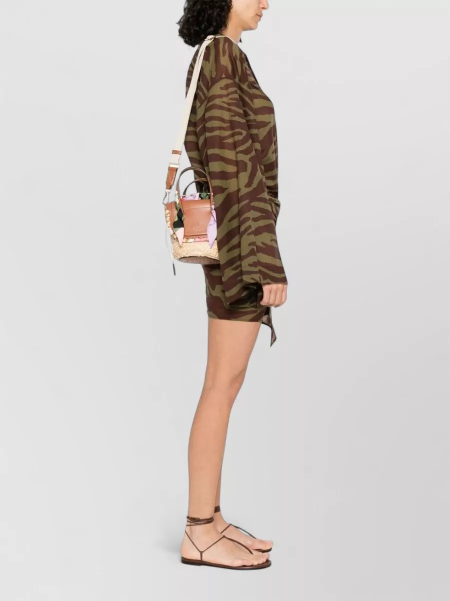 Cuba Lab Straw Bucket Bag