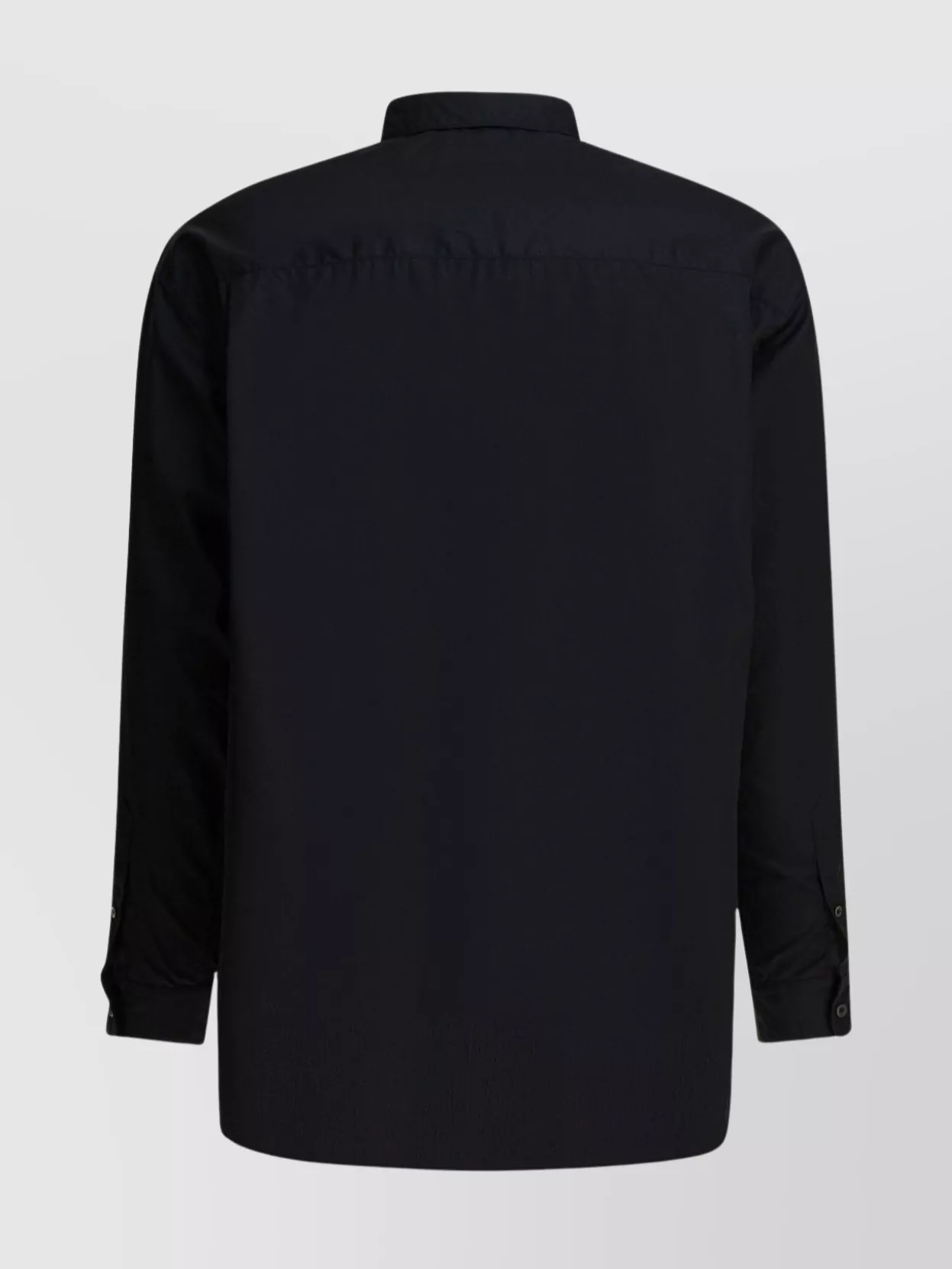 Comme Des Garçons Homme Deux Button-down Long Sleeve Shirt Featuring Pocket In Black