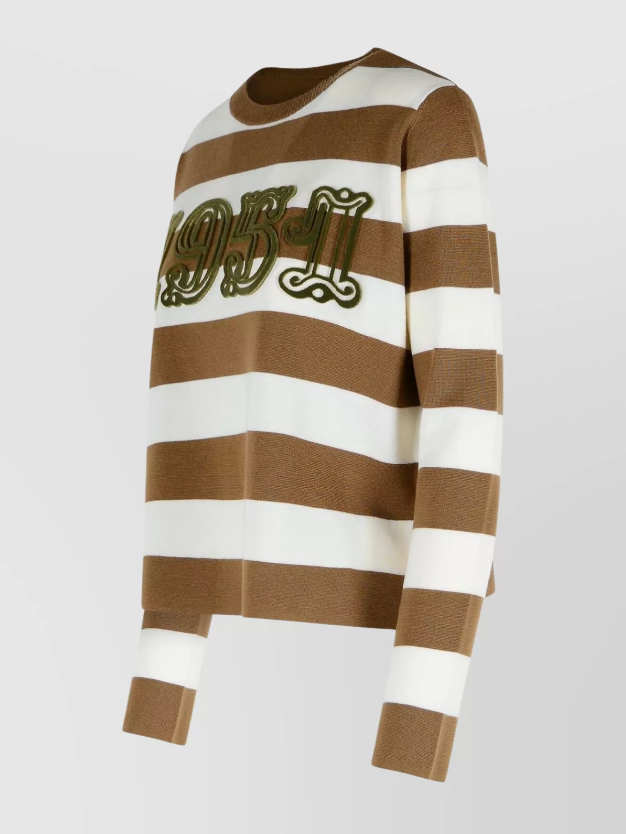 Max Mara 'Viterbo' Crew Neck Striped Sweater