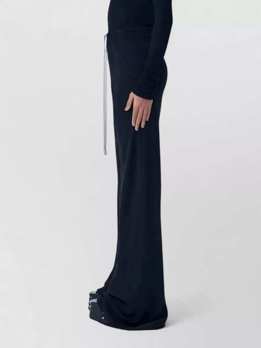 Rick Owens Wide Leg Trousers High Rise Waist