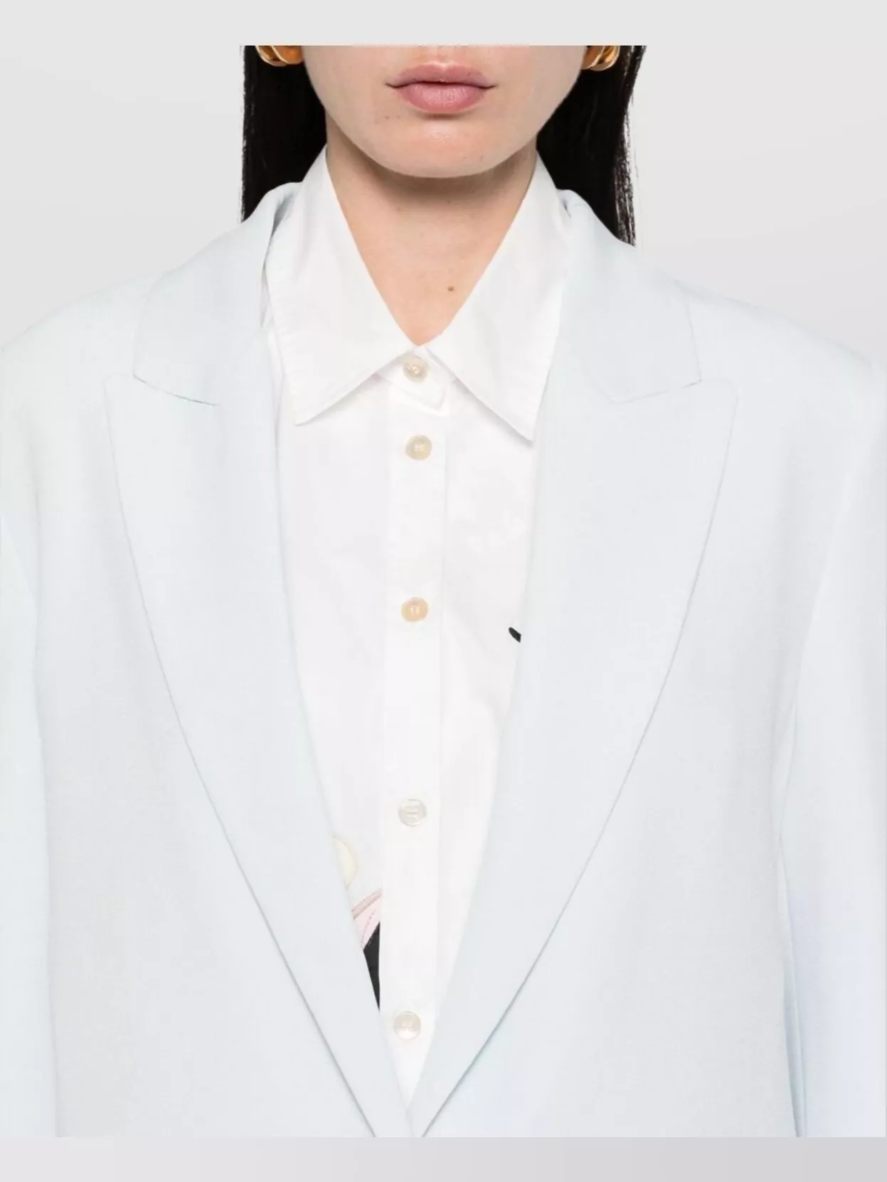 Forte Forte Single-Breasted Blazer With American Rear Vent