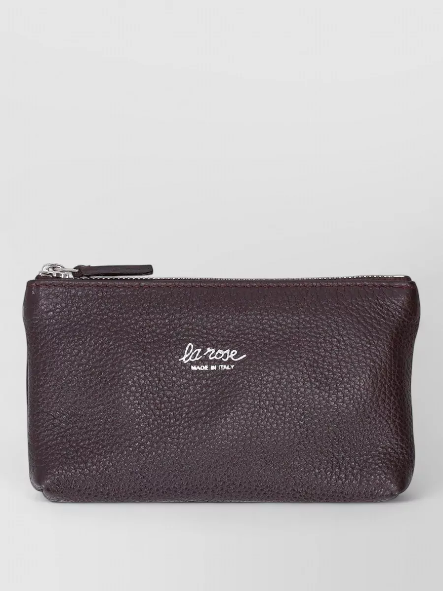 La Rose leather bag accessory