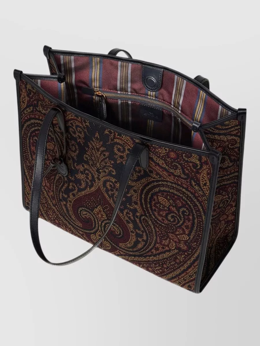 Etro Love Trotter Canvas Shoulder Bag
