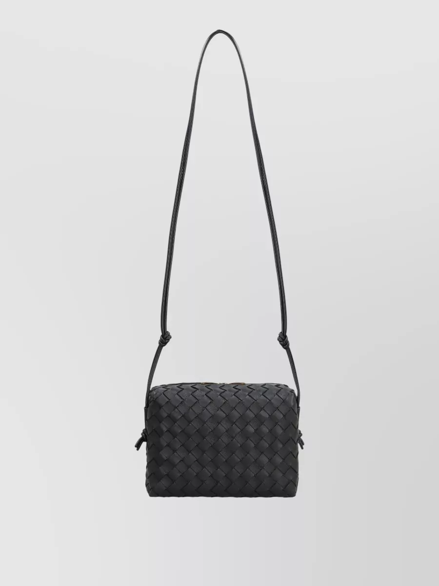 Bottega Veneta Small Shoulder Bag Intreccio Leather Knots