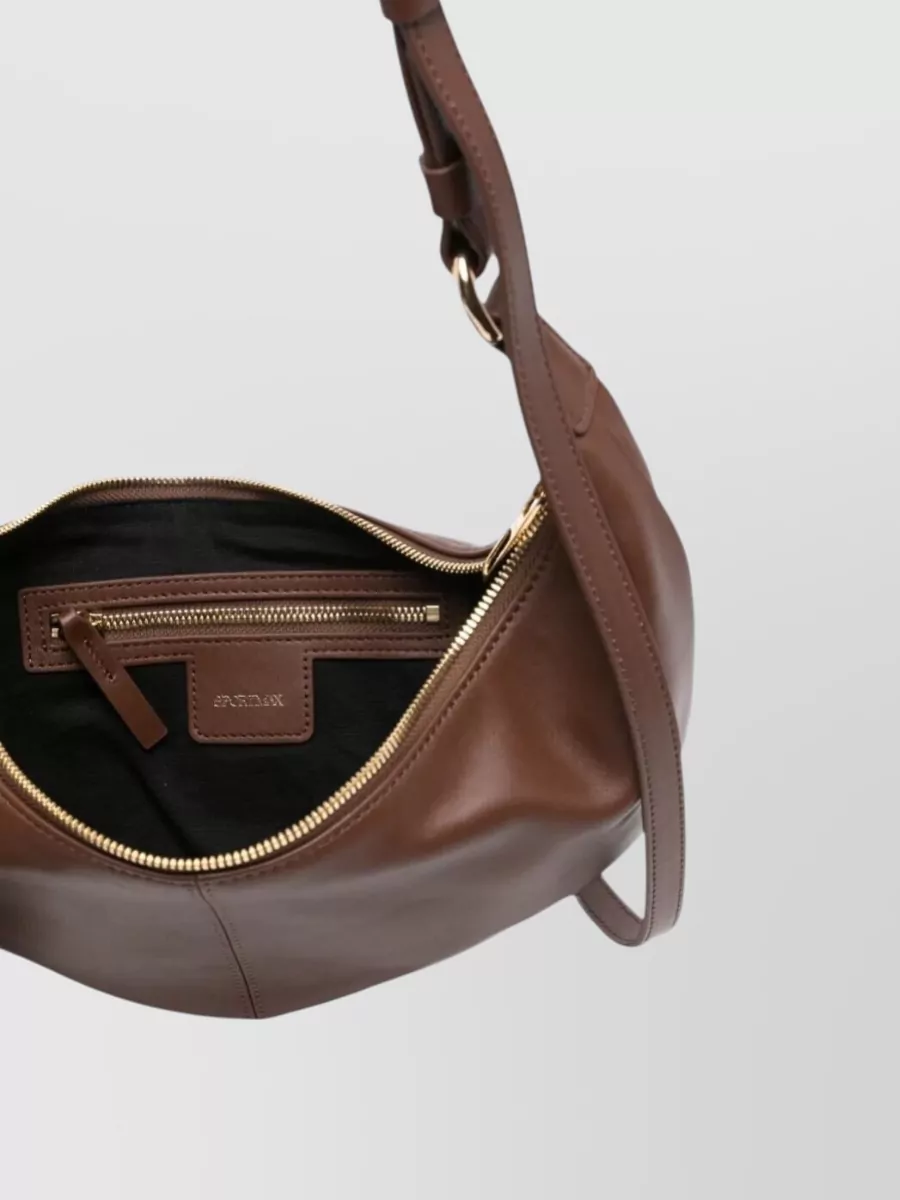 Sportmax Leather Shoulder Bag