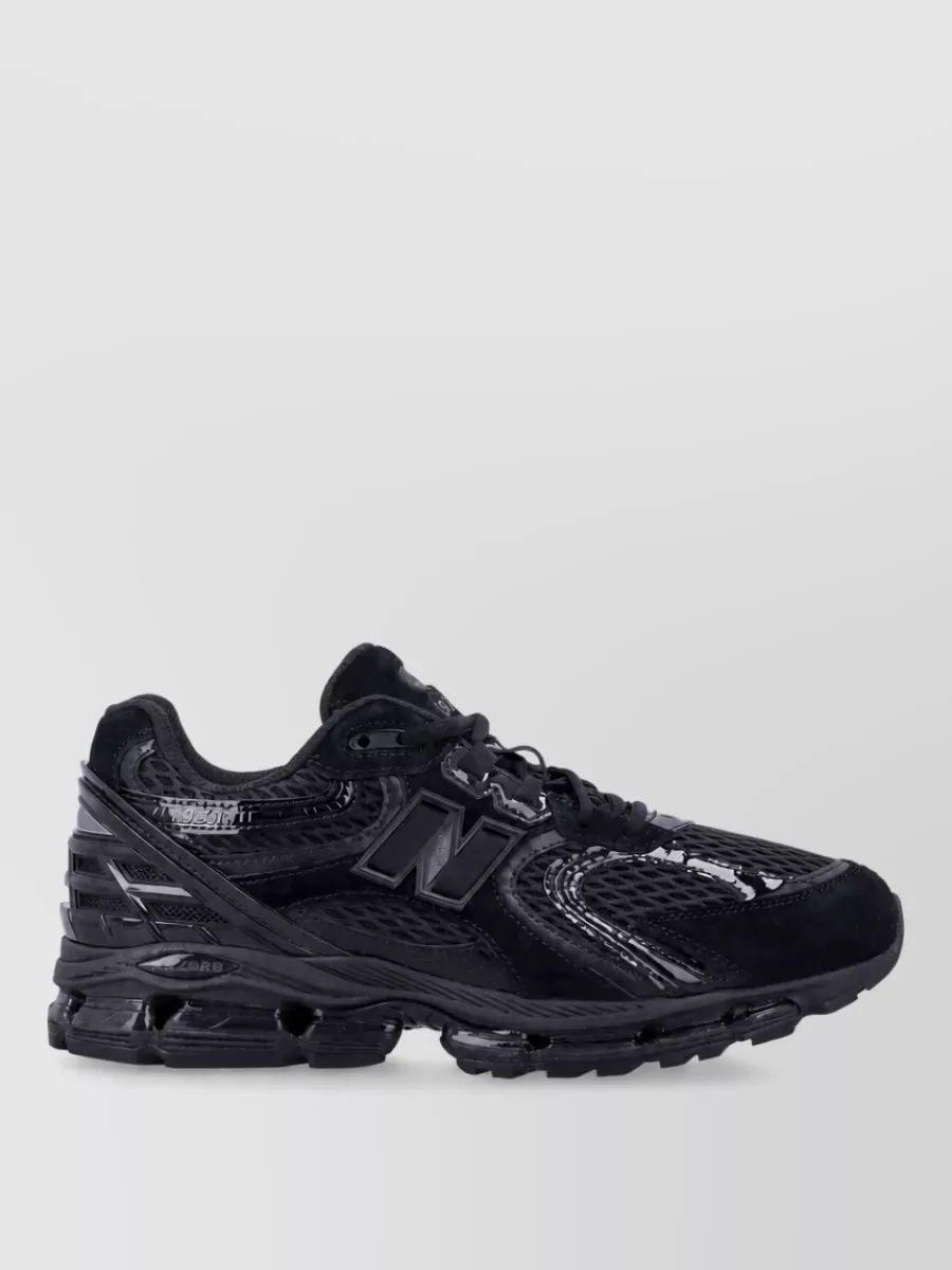 New Balance Leather Mesh Low-Top Sneakers
