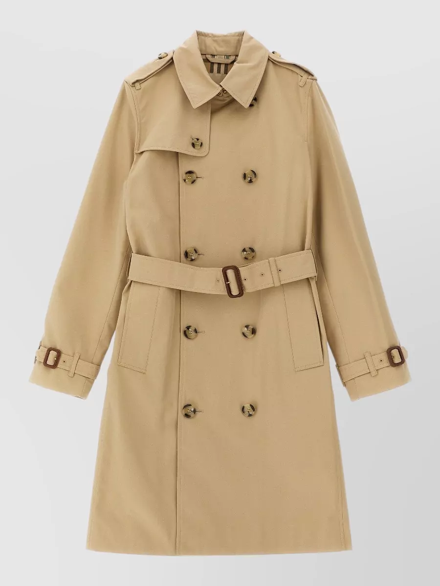 Burberry Cotton gabardine double-breasted trench coat