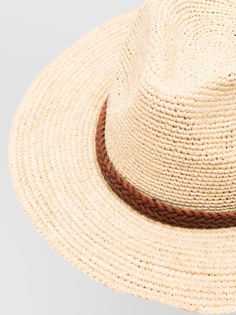 Dragon Diffusion Raffia Fedora Hat