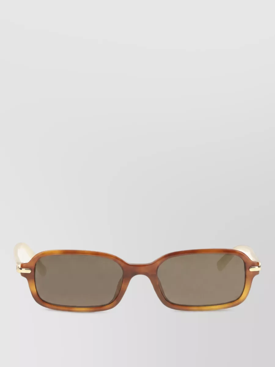 Valentino Garavani acetate rectangular sunglasses