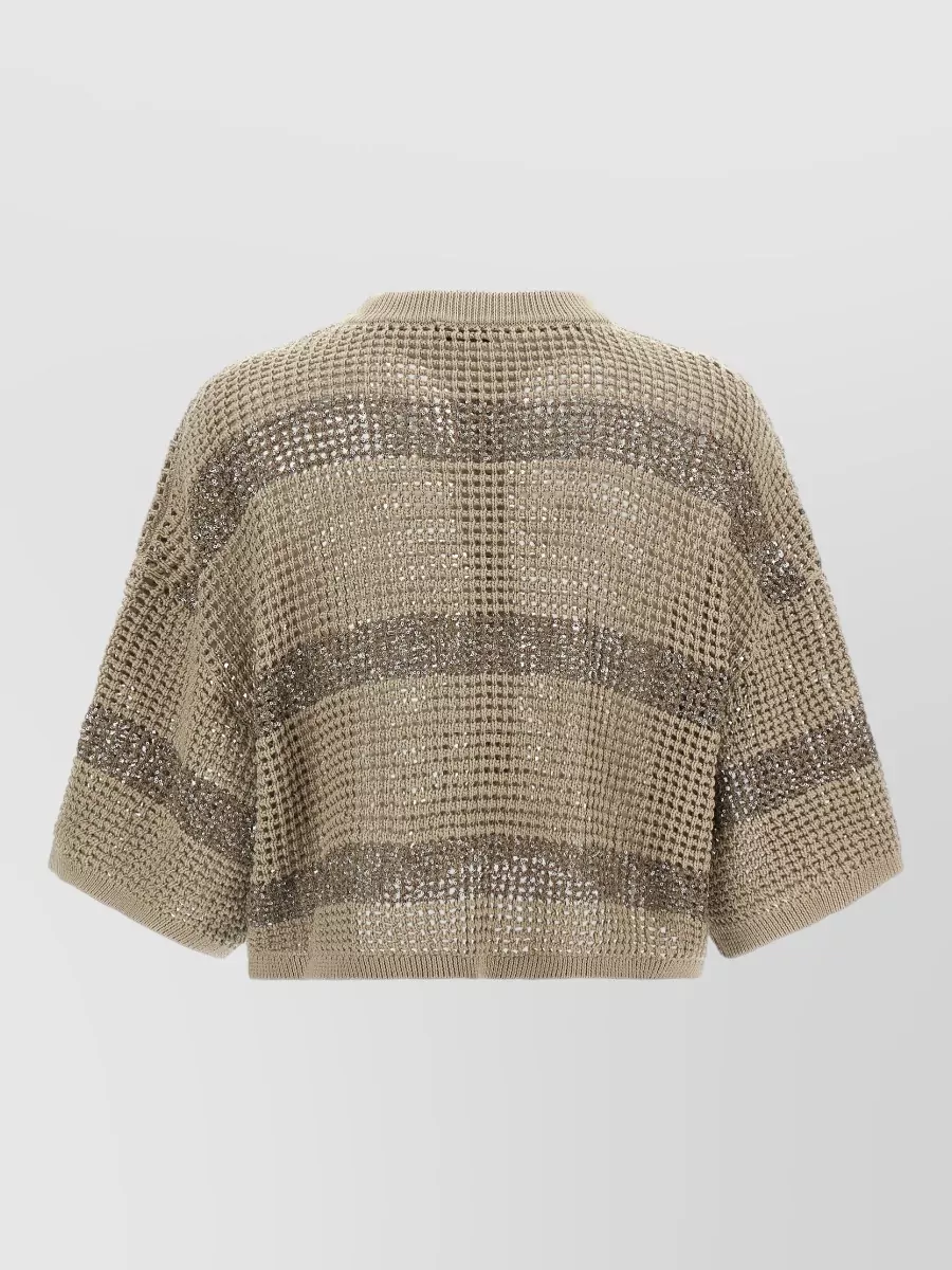 Brunello Cucinelli Striped Cardigan