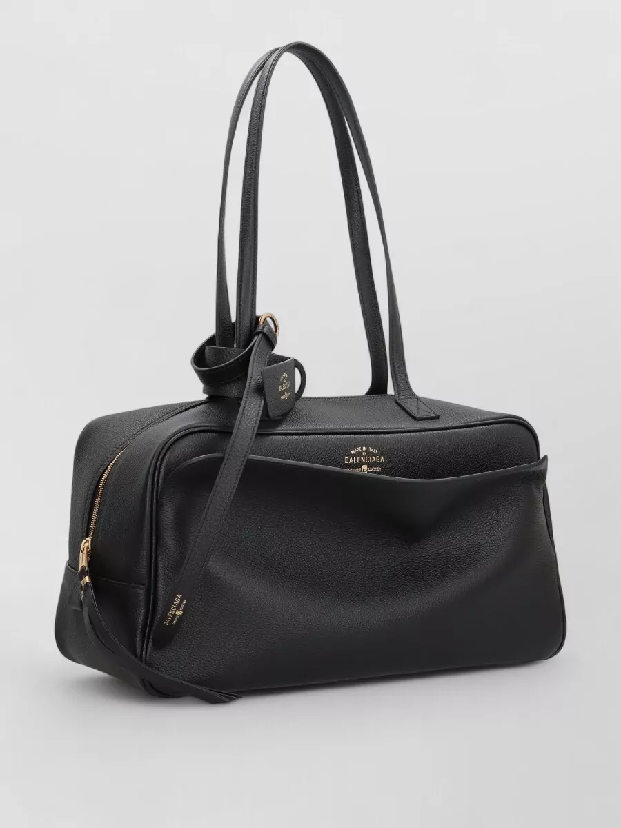 Balenciaga Carrie Medium Leather Shoulder Bag
